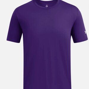Under Armour Men's T shirt 3XL Loose fit UA Athletics Short Sleeve Purple NWT